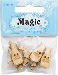 Набор пуговиц-фигурок «Корова и молоко» - Фото 3