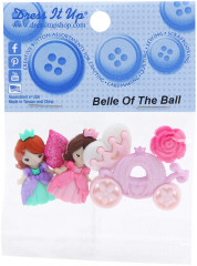 Набор пуговиц-фигурок «Красавица на балу» - Фото 3