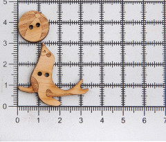 Набор пуговиц-фигурок «Морской котик и мяч» - Фото 2