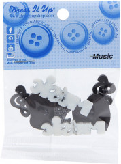 Набор пуговиц-фигурок «Музыка» - Фото 3