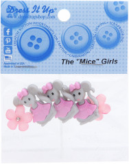 Набор пуговиц-фигурок «Мышата» - Фото 3