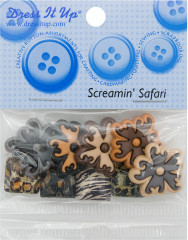 Набор пуговиц-фигурок «Сафари» - Фото 1