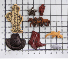 Набор пуговиц-фигурок «Техас» - Фото 1