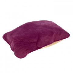 Лежанка под замшу с двусторонней подушкой, 48х33х11 см, цвет в ассортименте - Фото 3