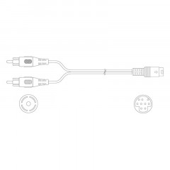 Кабель Dendy 16 бит AV RCA - Фото 4