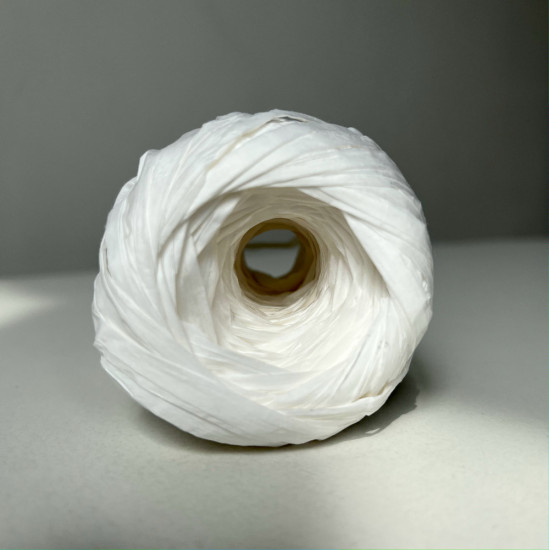 Лента «Рафия», белый