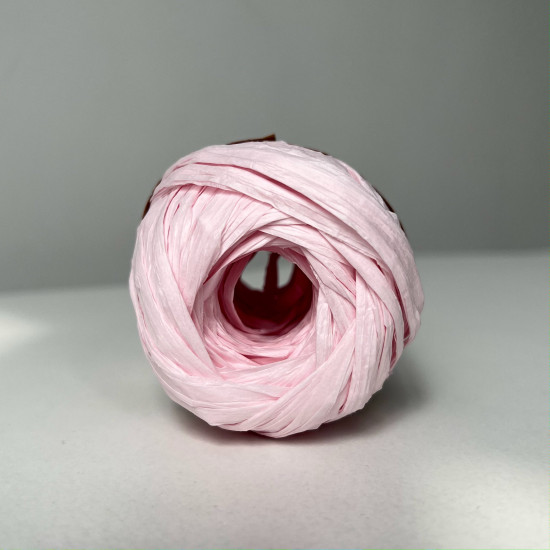 Лента «Рафия», розовая нежность