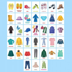 Карточки развивающие «Одежда и обувь» - Фото 3