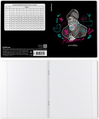 Тетрадь ученическая с пластиковой обложкой «Алгебра» - Фото 1