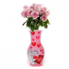 Ваза для цветов с открыткой «Сердечки. Для тебя» - Фото 1