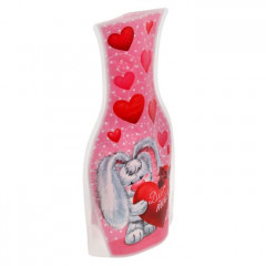 Ваза для цветов с открыткой «Сердечки. Для тебя» - Фото 2