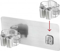 Держатель для уборочного инвентаря двойной - Фото 3