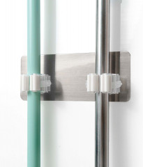 Держатель для уборочного инвентаря двойной - Фото 4