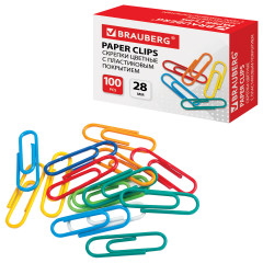 Скрепки цветные - Фото 1