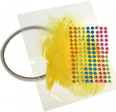 Аппликация из перьев и страз «Прекрасный бал» - Фото 3