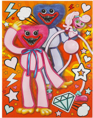 Аппликация из песка «Монстры-зубастики» - Фото 2