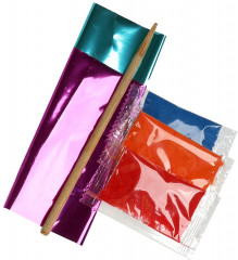 Аппликация из песка и фольги - Фото 3