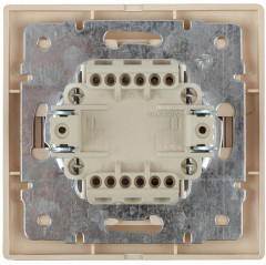 Выключатель двухклавишный с подсветкой - Фото 1