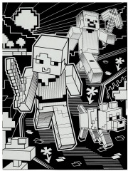 Гравюра «Квадратные герои» - Фото 2