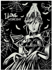 Гравюра « I love Wednesday» - Фото 2