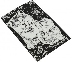 Гравюра «Собачка и кошка» - Фото 2