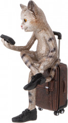 Фигурка декоративная «Кот-путешественник» - Фото 1