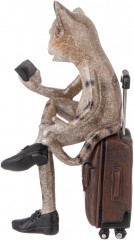 Фигурка декоративная «Кот-путешественник» - Фото 2