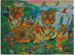 Мозаика алмазная «Тигры» - Фото 2