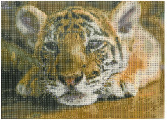 Мозаика алмазная «Тигрёнок» - Фото 2
