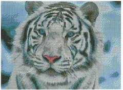 Мозаика алмазная «Белый тигр» - Фото 2