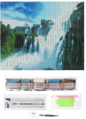 Мозаика алмазная «Водопад» - Фото 2
