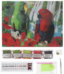 Мозаика алмазная «Попугаи» - Фото 1