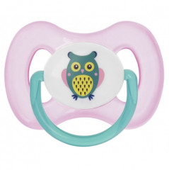 Соска-пустышка силиконовая каплевидная «Совы» (0+) - Фото 2
