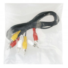 Кабель Dendy 16 бит AV 3x3 RCA - Фото 1