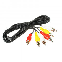 Кабель Dendy 16 бит AV 3x3 RCA - Фото 2