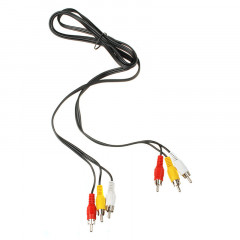 Кабель Dendy 16 бит AV 3x3 RCA - Фото 4