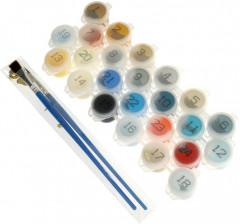 Картина по номерам «Лебеди» - Фото 2