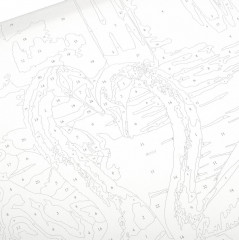 Картина по номерам «Лебеди» - Фото 3