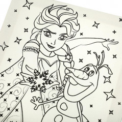 Роспись по холсту «Снежная принцесса» - Фото 2