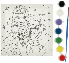 Роспись по холсту «Снежная принцесса» - Фото 1