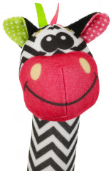 Погремушка пищалка «Зебра» - Фото 3