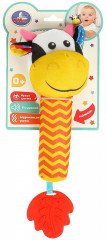 Погремушка пищалка «Коровка» - Фото 1