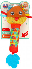 Игрушка-погремушка с пищалкой «Лисичка» - Фото 1