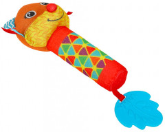 Игрушка-погремушка с пищалкой «Лисичка» - Фото 2