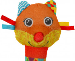 Игрушка-погремушка с пищалкой «Лисичка» - Фото 3