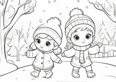 Книжка раскраска с картинками и стихами «Времена года» - Фото 2