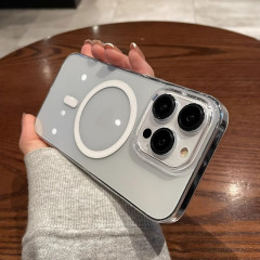 Чехол прозрачный с окошками на iPhone 15 Pro Мах - Фото 1