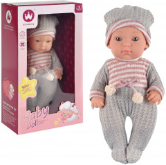Пупс в теплом комбинезоне и шапке - Фото 3