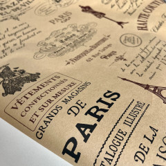 Бумага упаковочная крафтовая «Haute Couture» - Фото 1