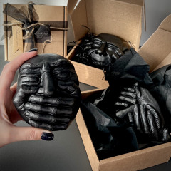 Набор статуэток «Не вижу Не слышу Не говорю» - Фото 2